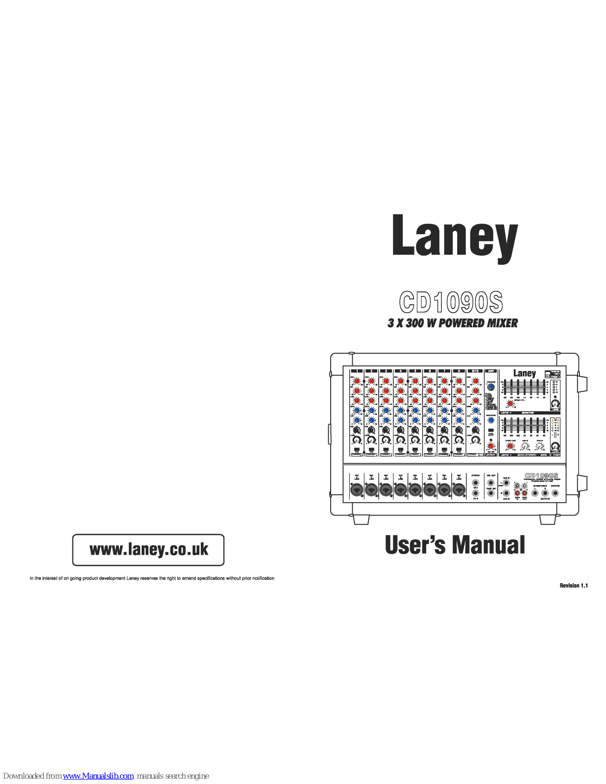 Laney CD1090S User Manual