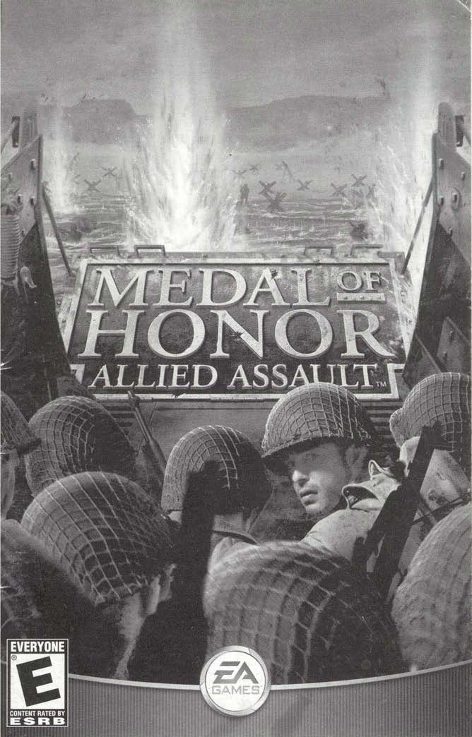 Games PC MEDAL OF HONOR-ALLIED ASSAULT User Manual