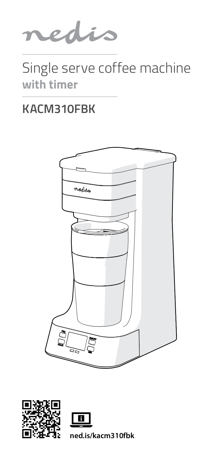 Nedis KACM310FBK User guide - ManualMachine.com