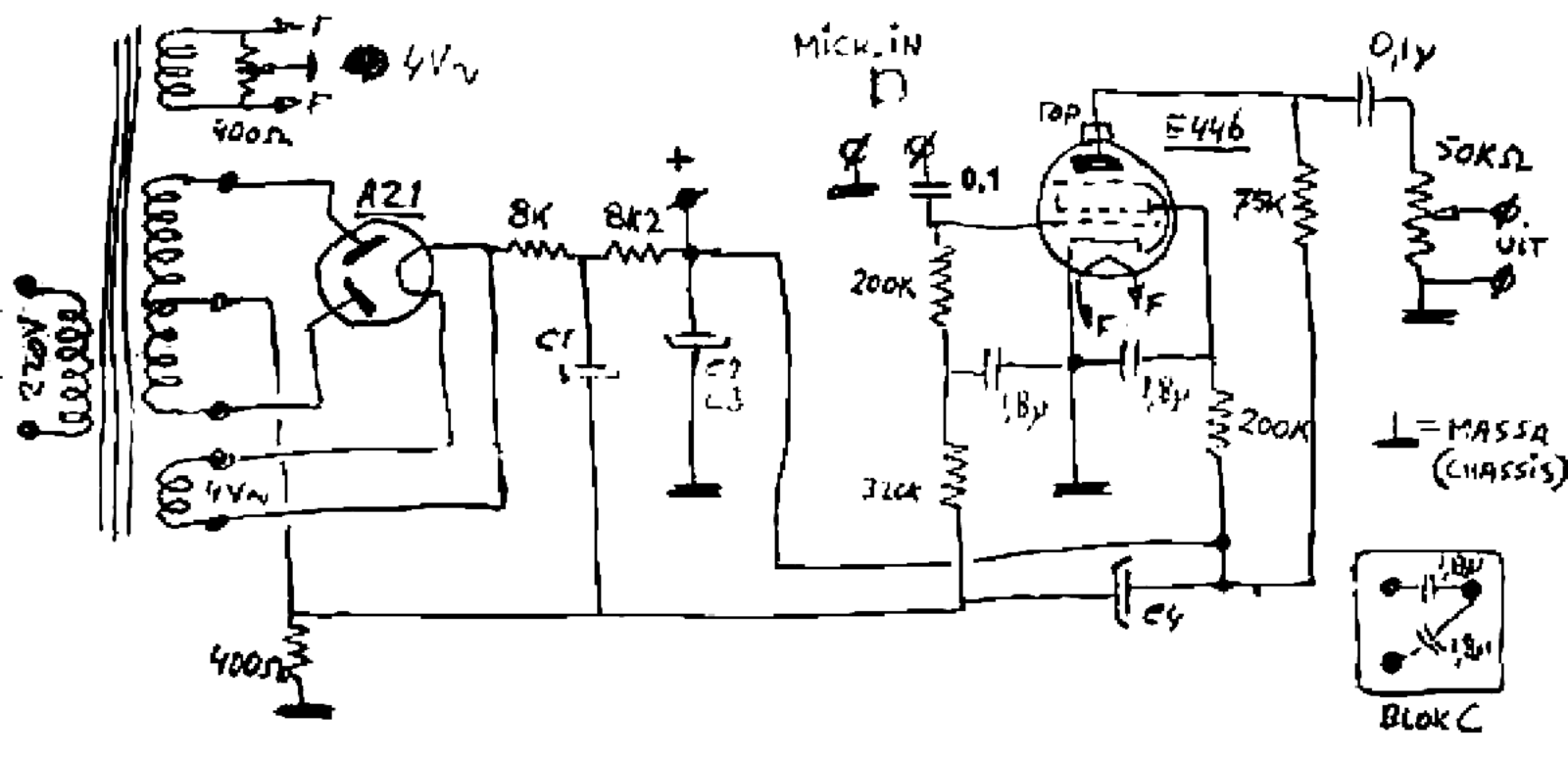 Philips 2826 Schematic