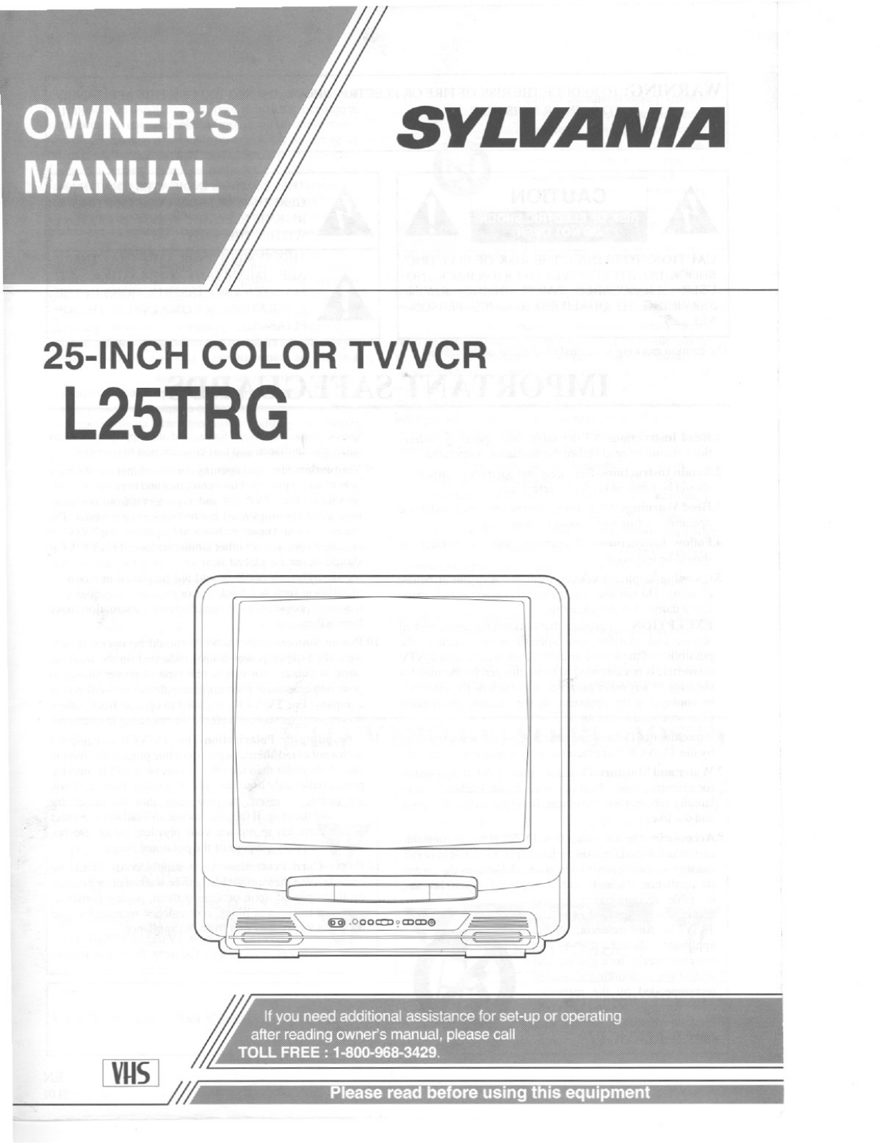 Funai L25TRG User Manual