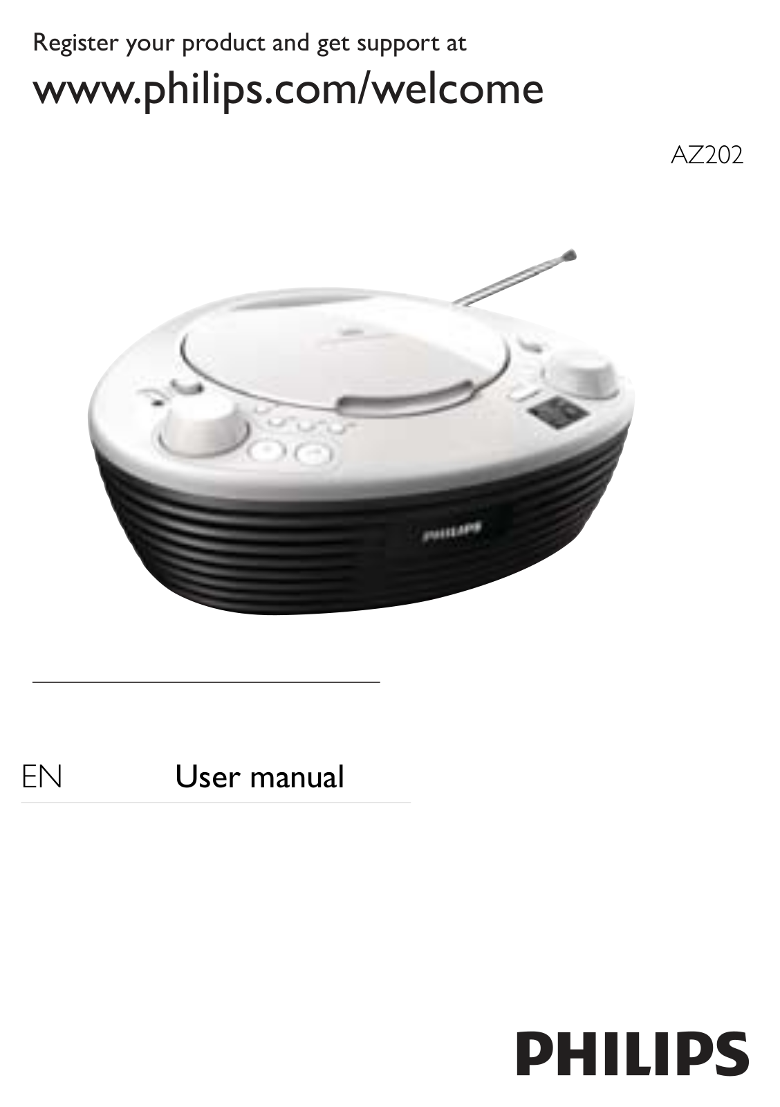 Philips AZ202/73, CD Soundmachine AZ202 User Manual