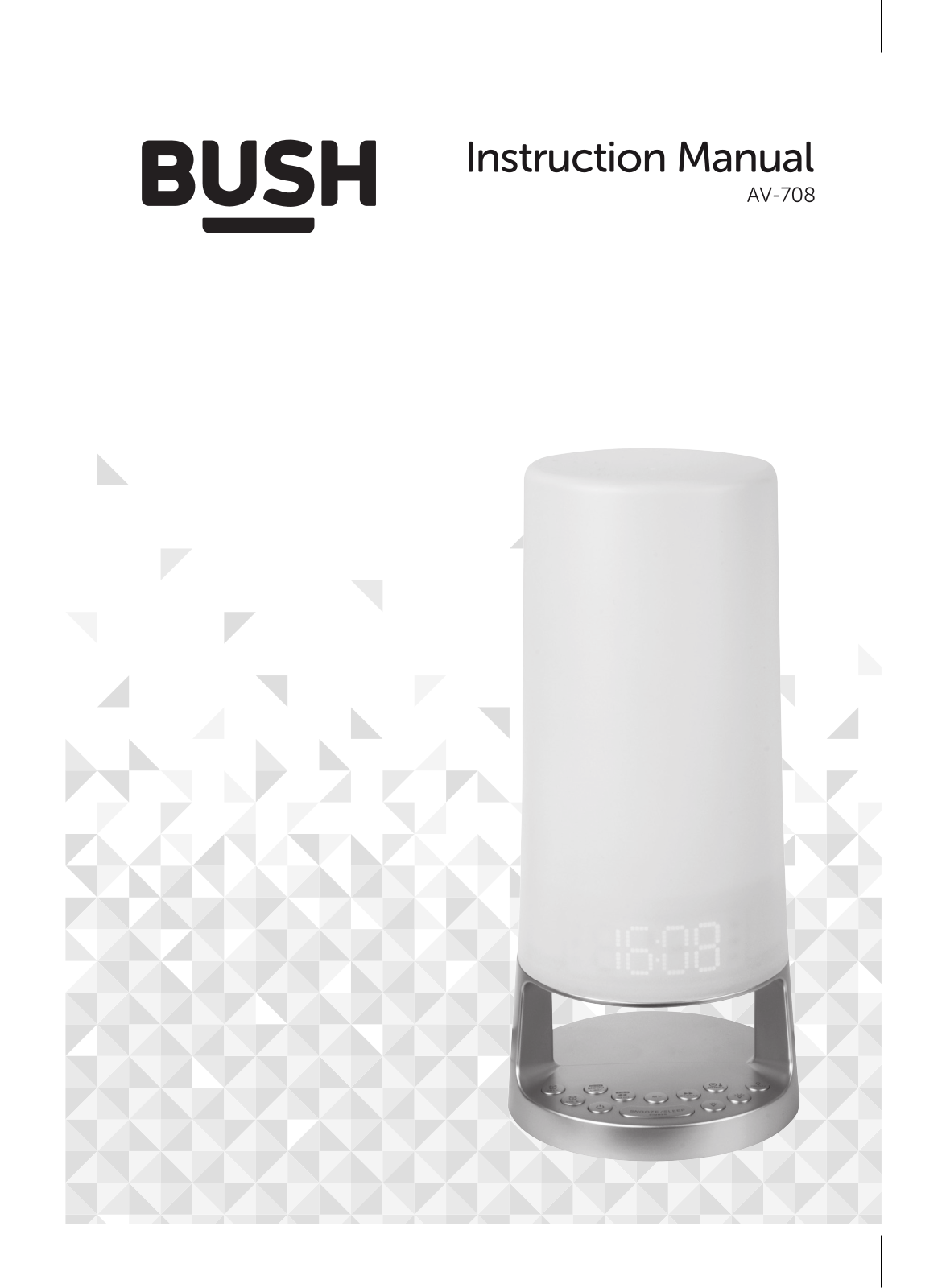 Bush AV-708 Instruction manual