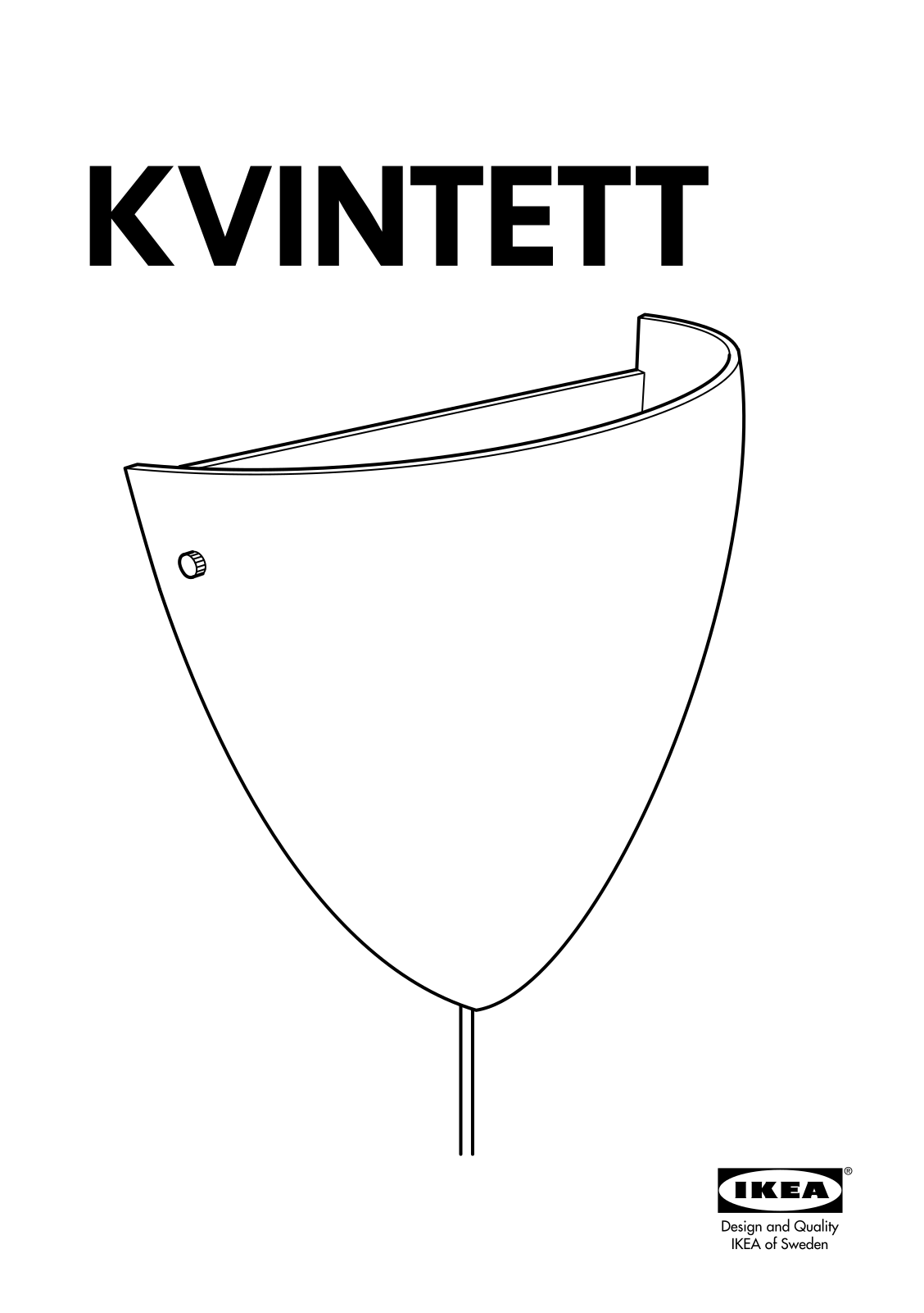 IKEA KVINTETT User Manual