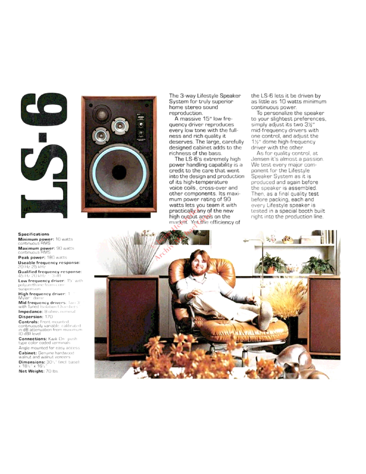Jensen LS-6 flyer - ManualMachine.com