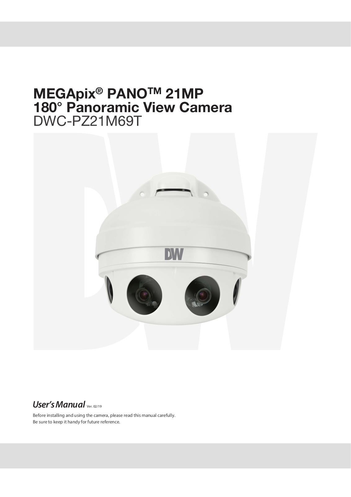 Digital Watchdog DWC-PZ21M69T User Manual