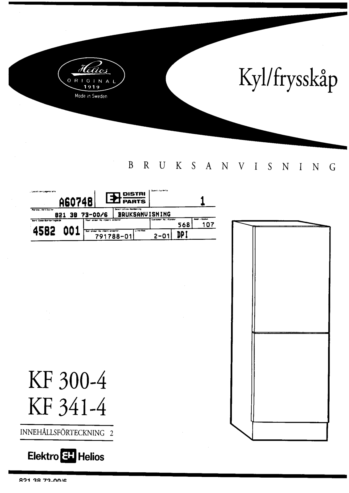 Elektro helios KF300-4, KF341-4 User Manual