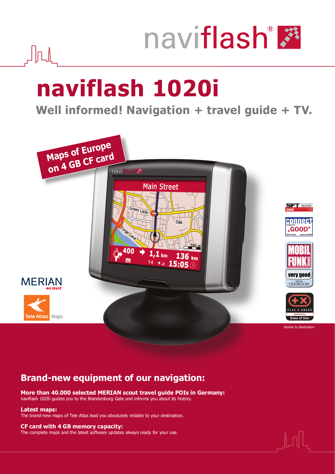 THB Bury Naviflash 1020 User Manual