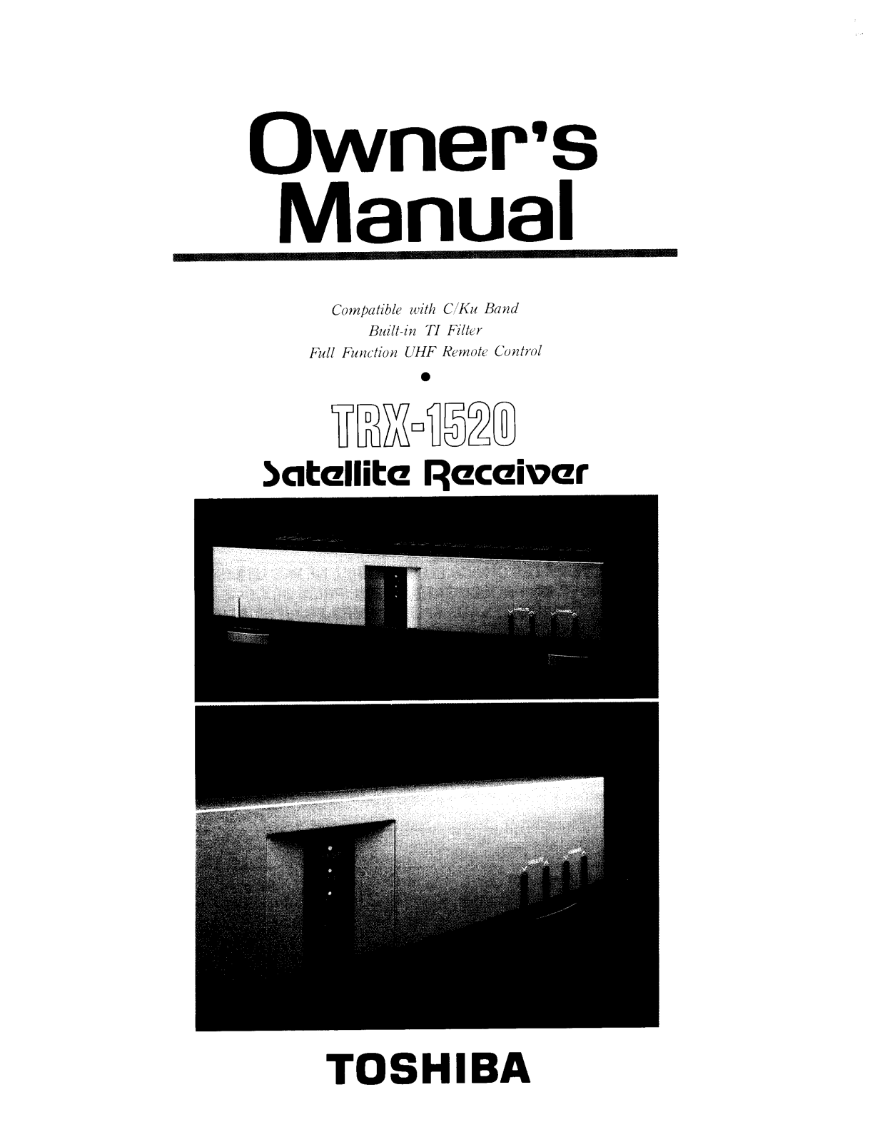 Toshiba TRX1520 User Manual