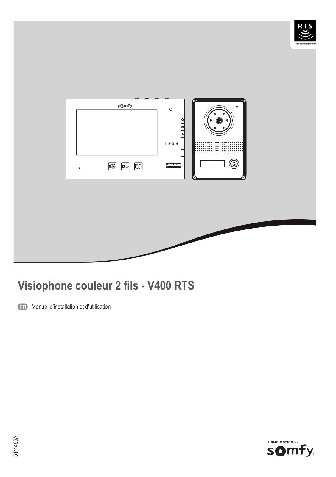 SOMFY VISIOPHONE V400 RTS User Manual