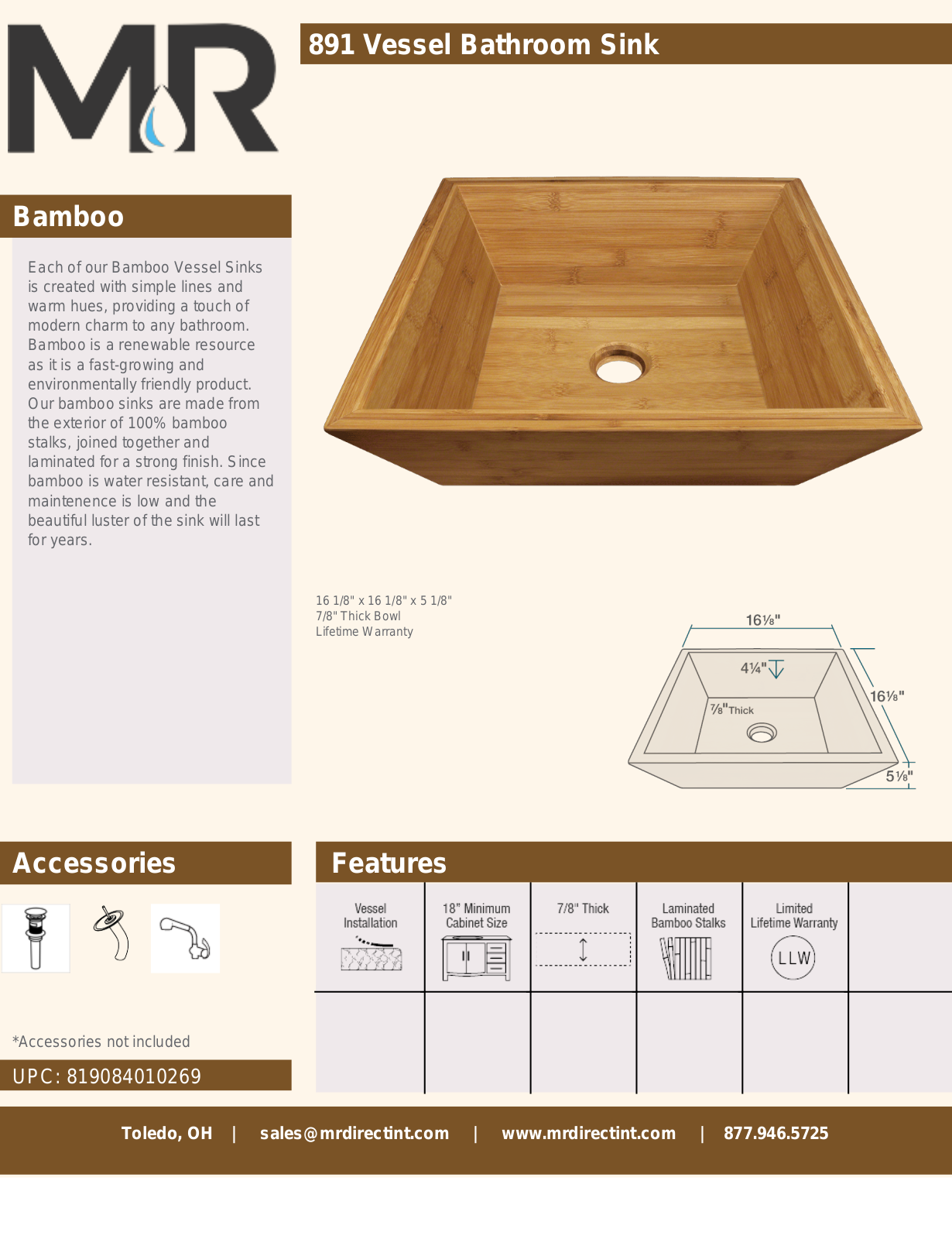 MR Direct MRDR1257 Specifications - ManualMachine.com