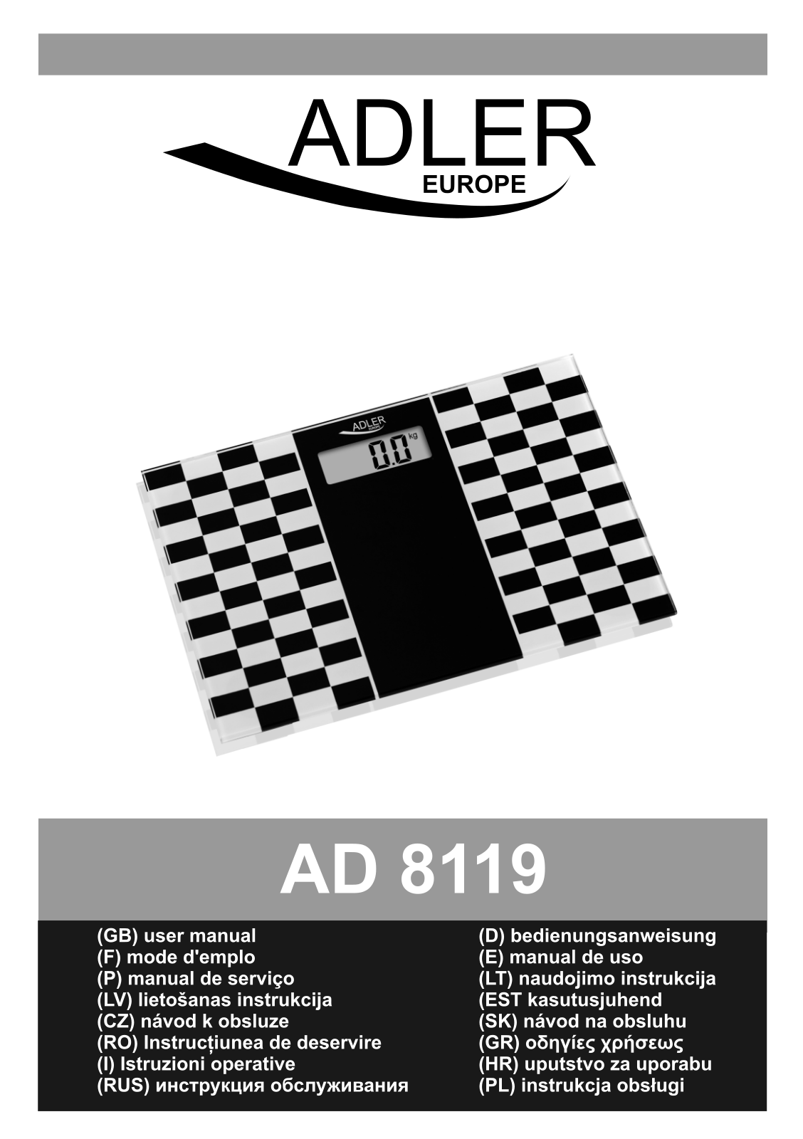 Adler AD8119 User Manual