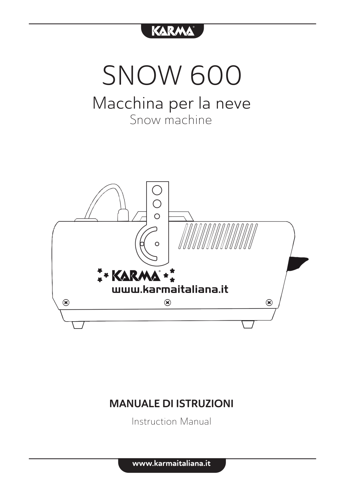 karma SNOW 600 User guide - ManualMachine.com