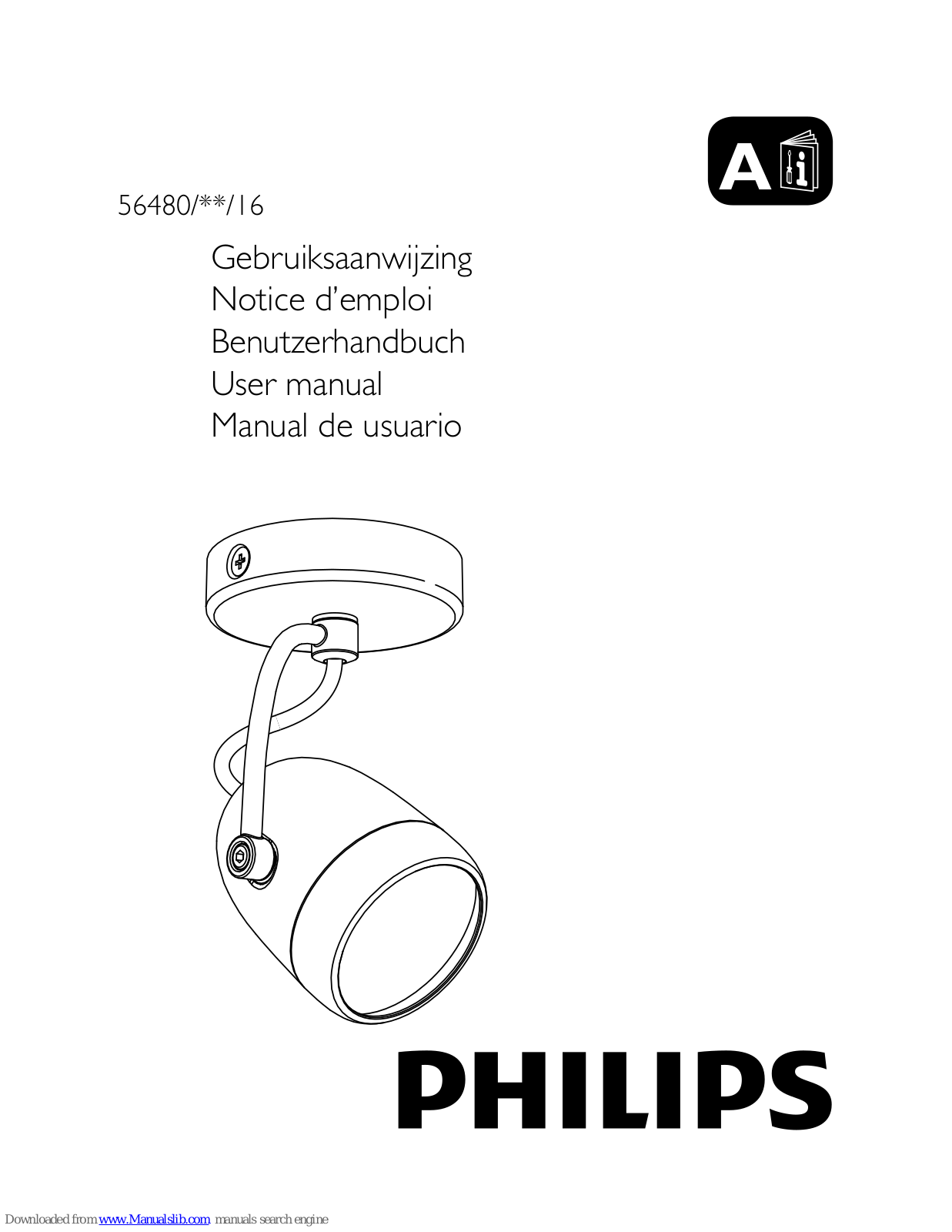 Philips 56480-31-16, 56480-43-16, 56480/**/16 User Manual