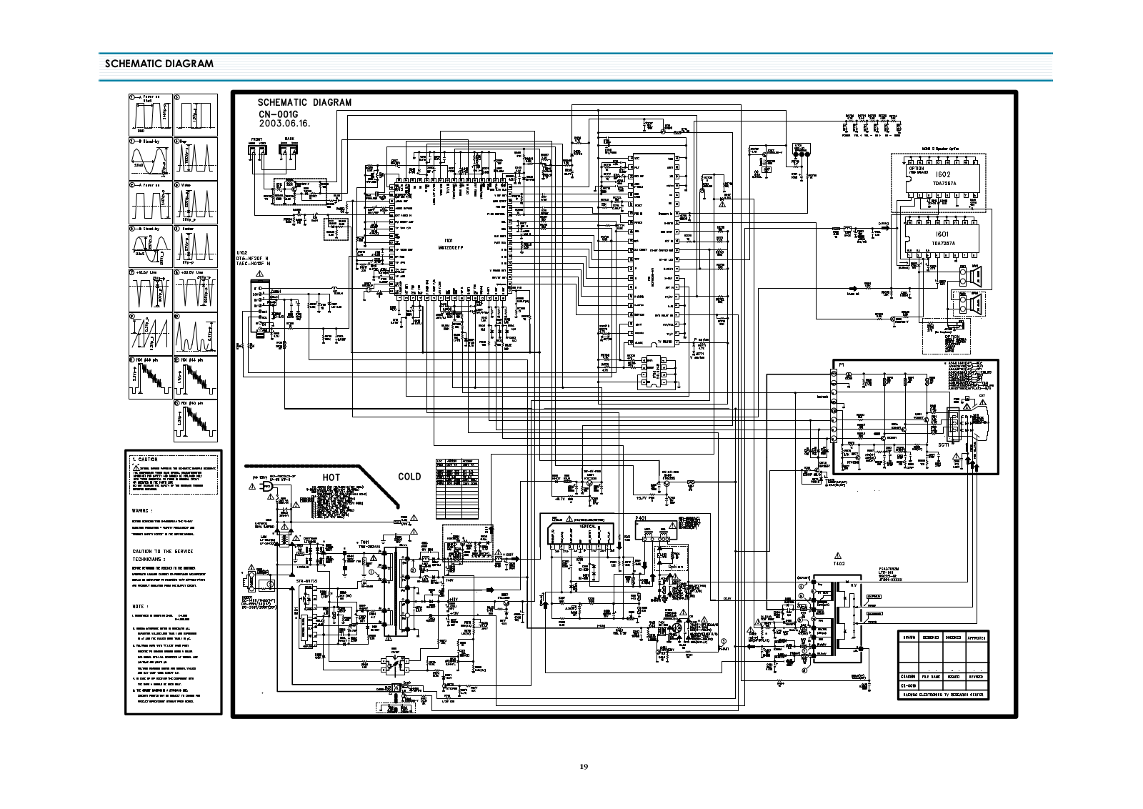 DAEWOO CN001G Diagram