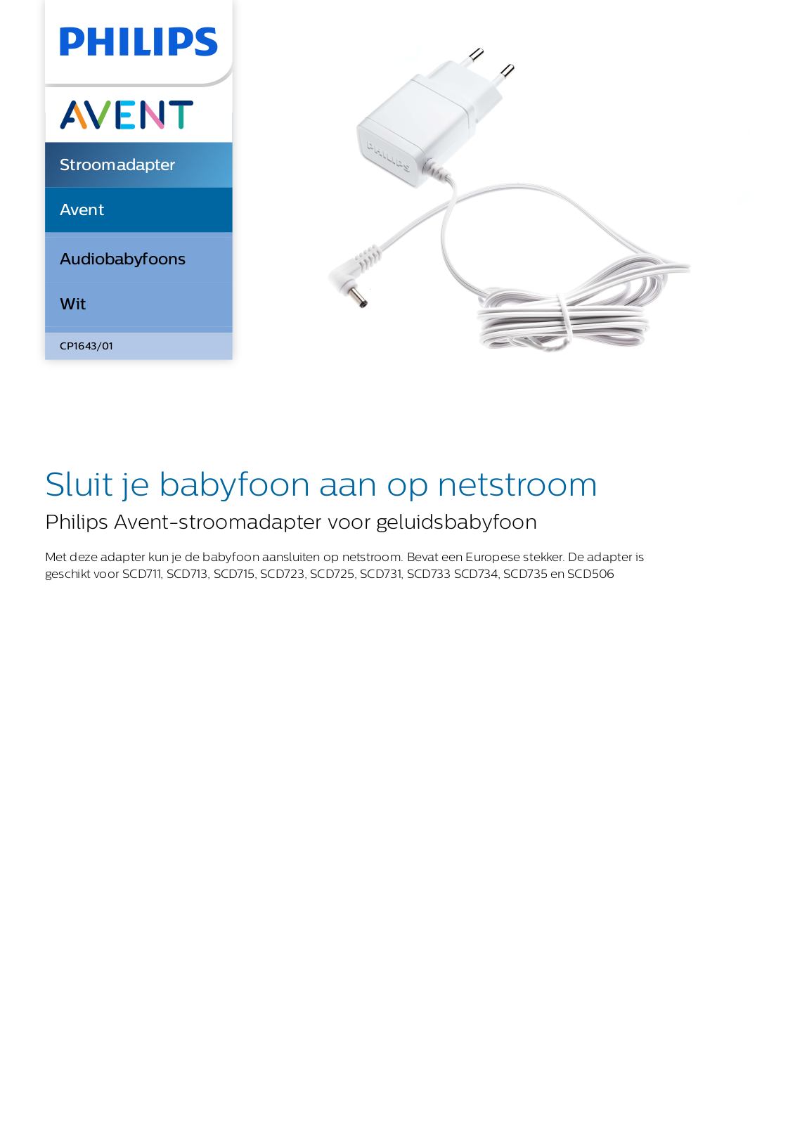 Philips CP1643/01 Leaflet - ManualMachine.com