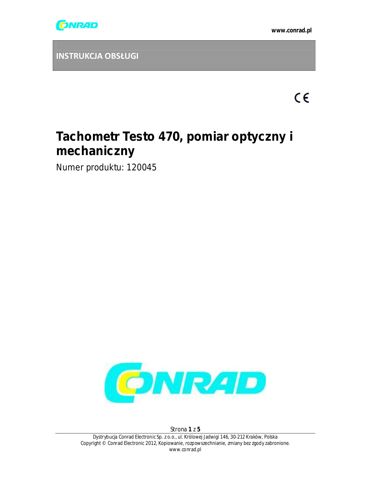 testo 0563 0470 User guide