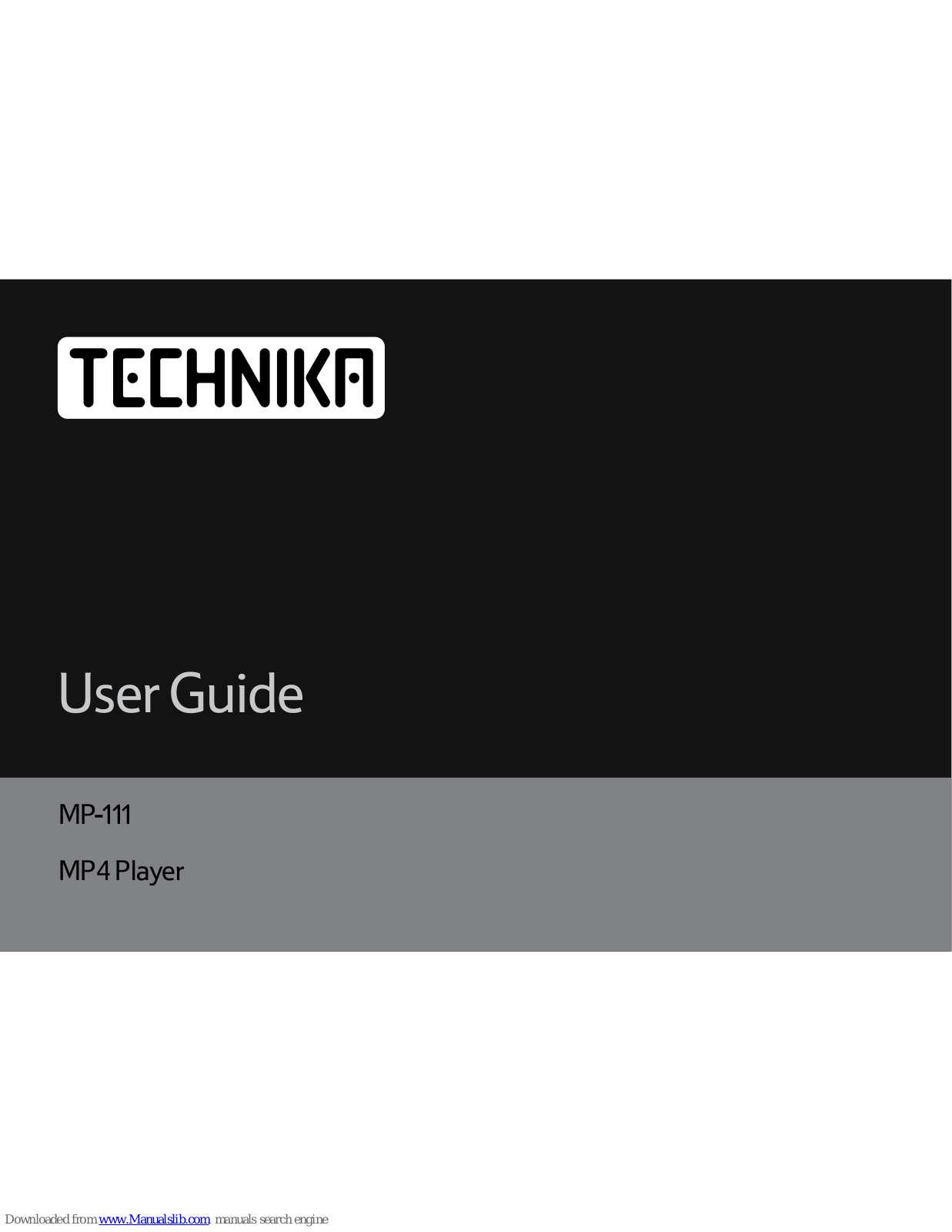 Technika MP-111 User Manual