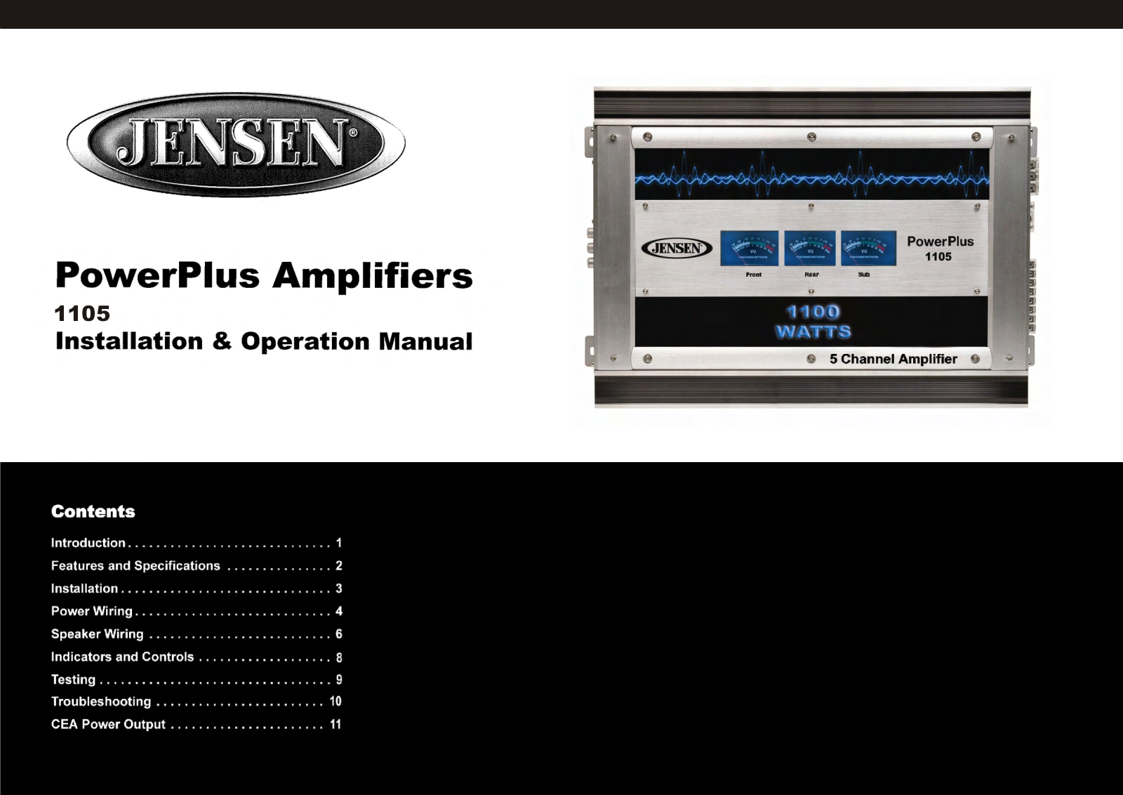 Audiovox POWER PLUS User Manual