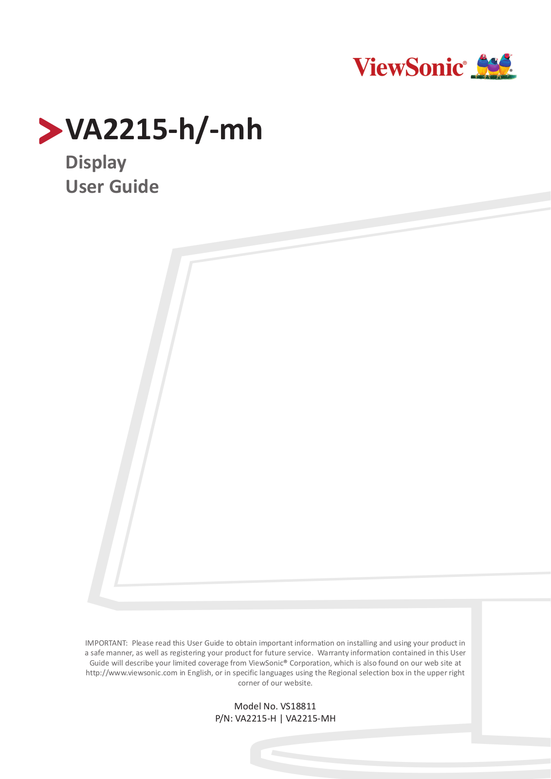 Viewsonic VA2215-H User Guide