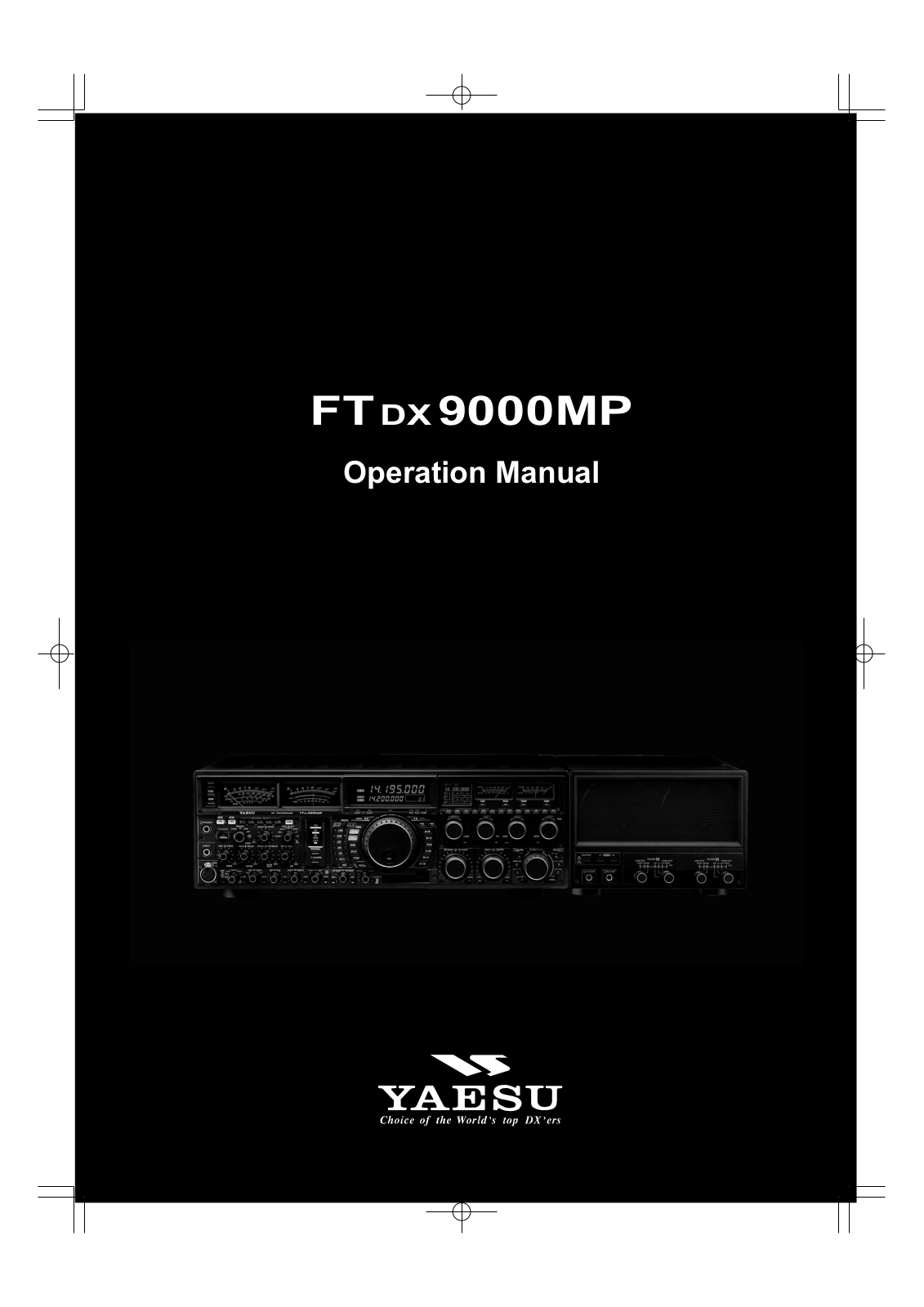 Yaesu FTDX-9000MP Manual