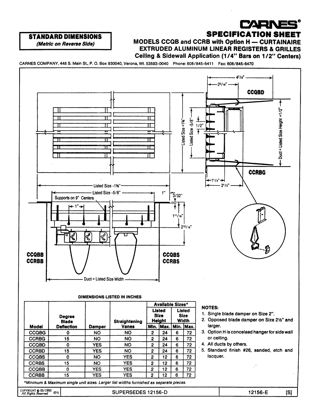 Carnes CCQBG User Manual - ManualMachine.com