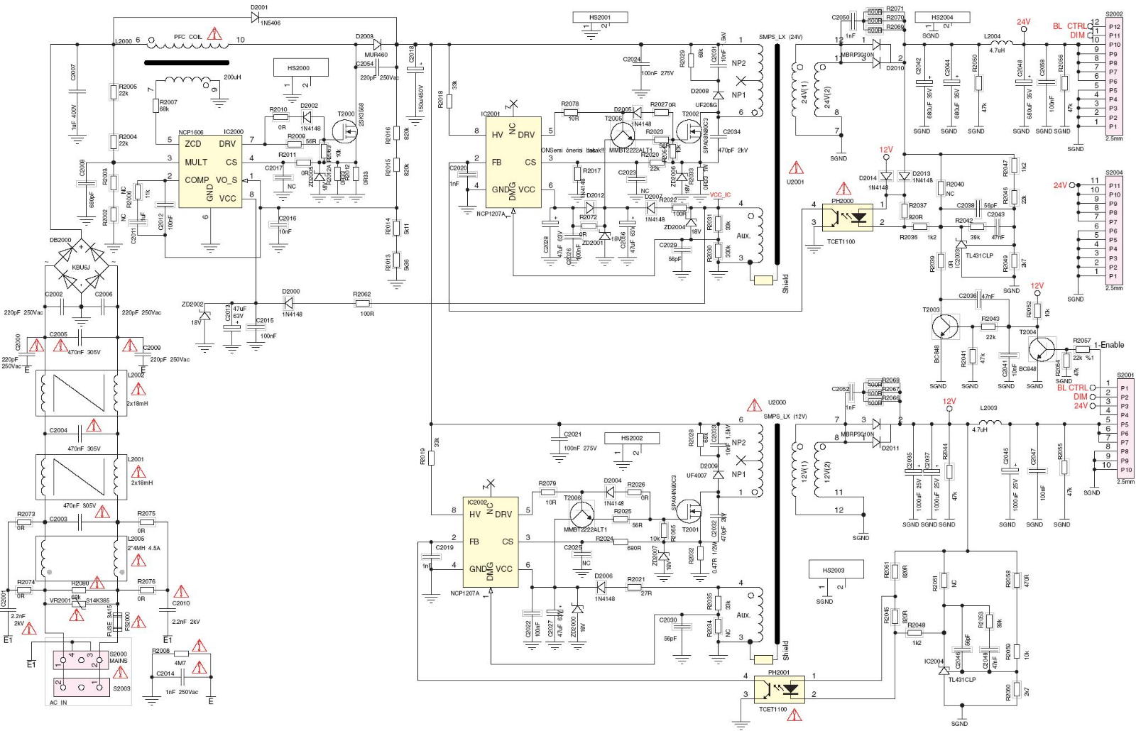 Beko XLA194 Schematic