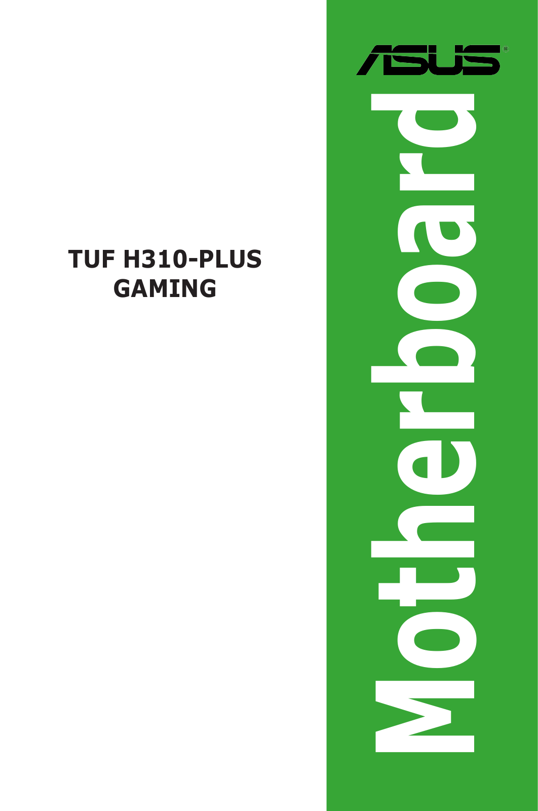 ASUS TUF H310-Plus Gaming Service Manual