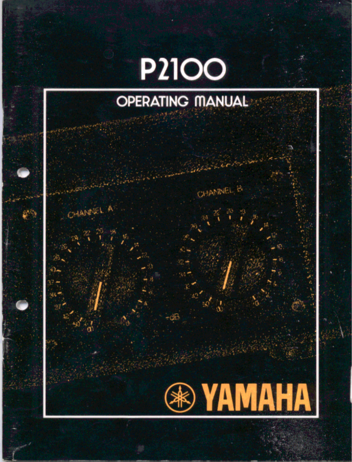 Yamaha P-2100 Owners manual