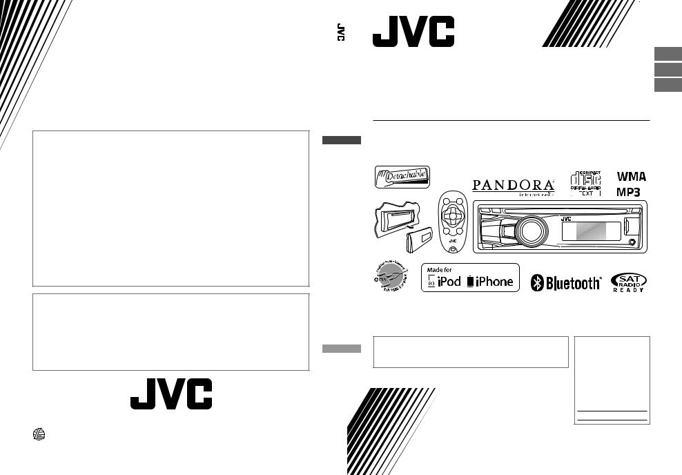 JVC KD-R820BT User Manual
