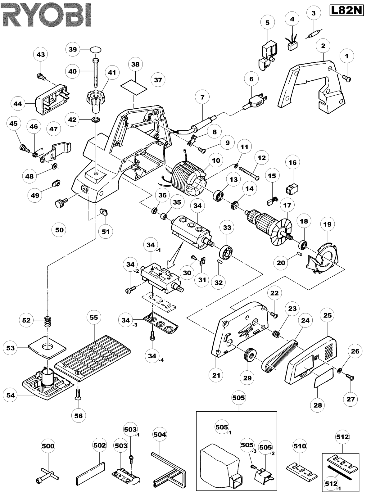 Ryobi L82N User Manual