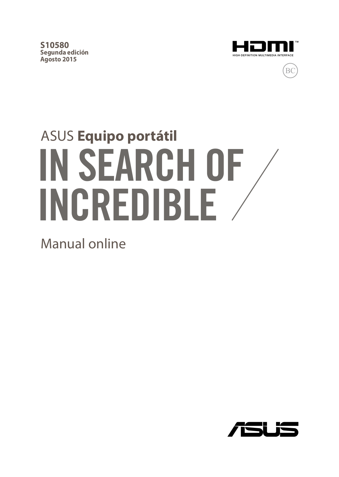 Asus GL552JX User Manual