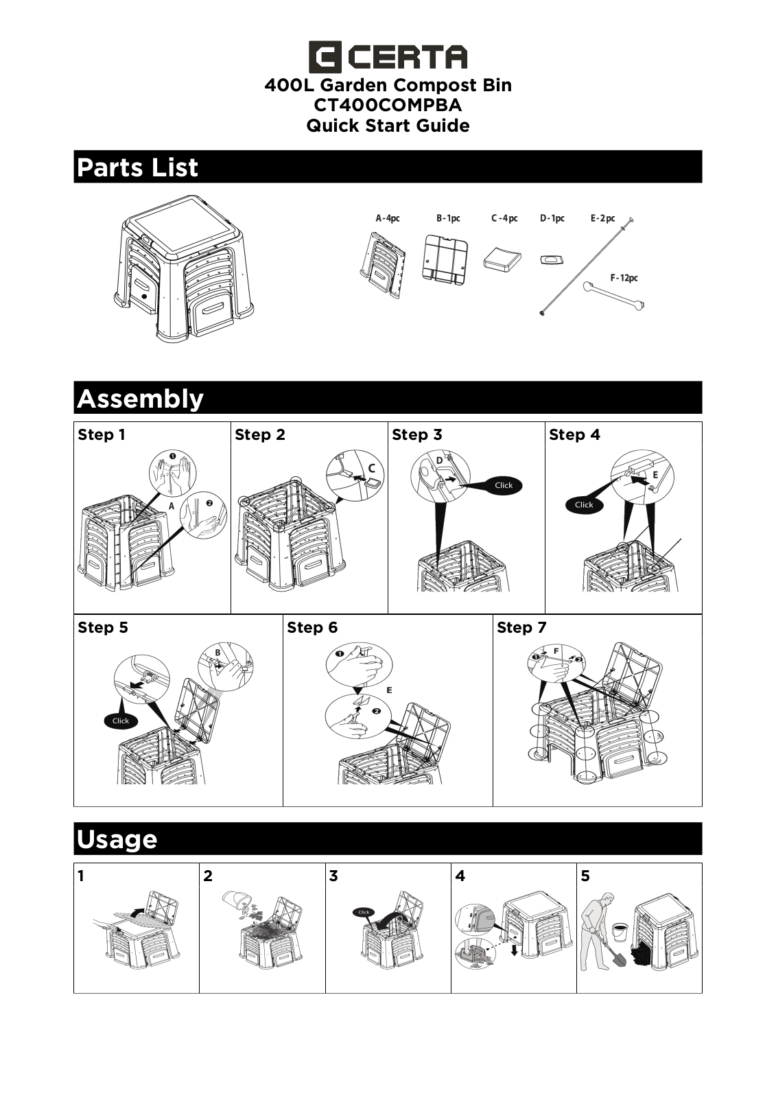 Certa CT400COMPBA User Manual - ManualMachine.com