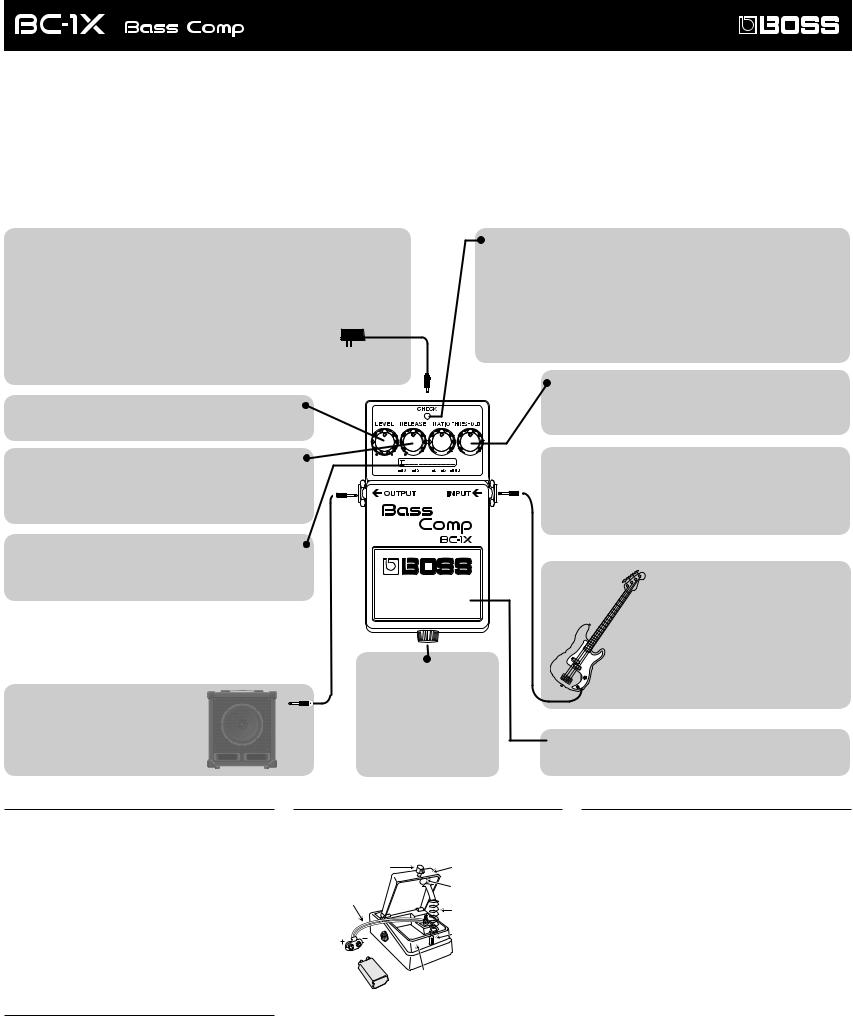 Boss Bass Comp BC-1X User Manual