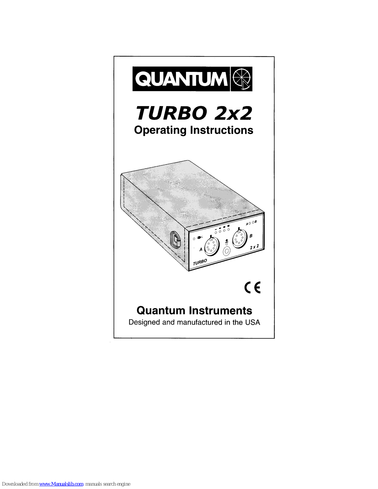 Quantum Instruments Turbo 2x2 Operating Instructions Manual