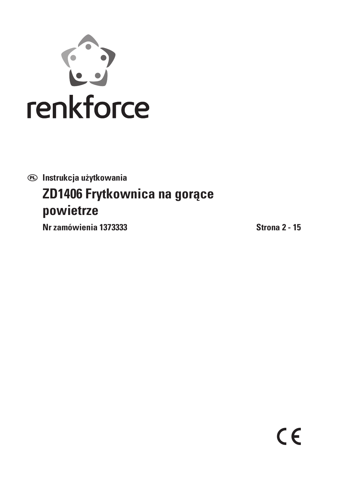 Renkforce ZD1406 Operating Instructions