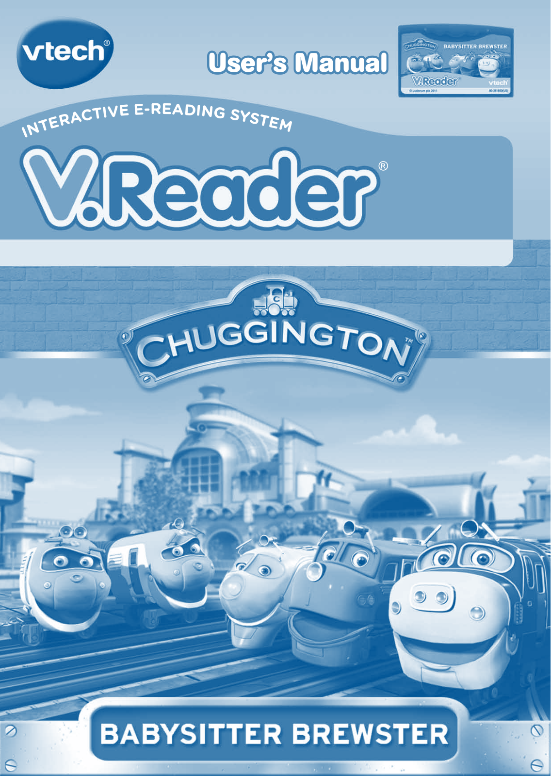 VTech V.Reader Cartridge- Chuggington CLEARANCE Owner's Manual