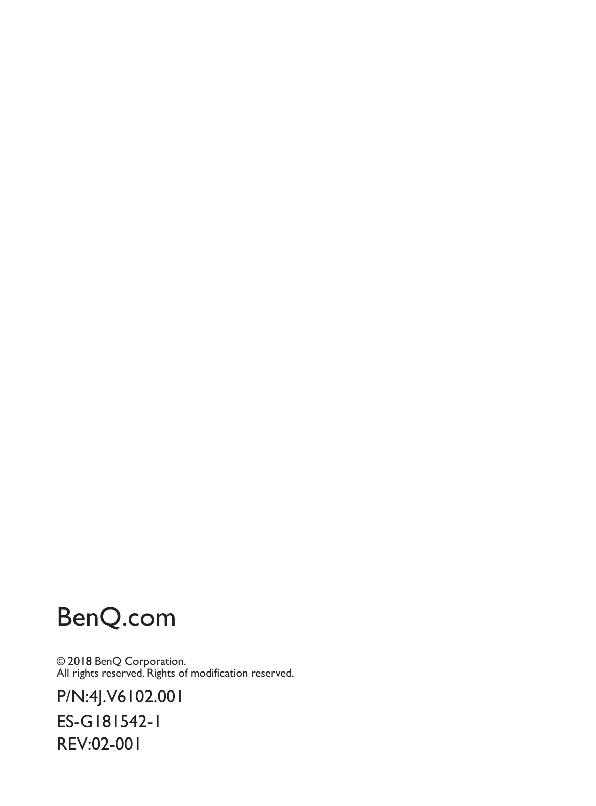 Benq 65SW700 User Manual