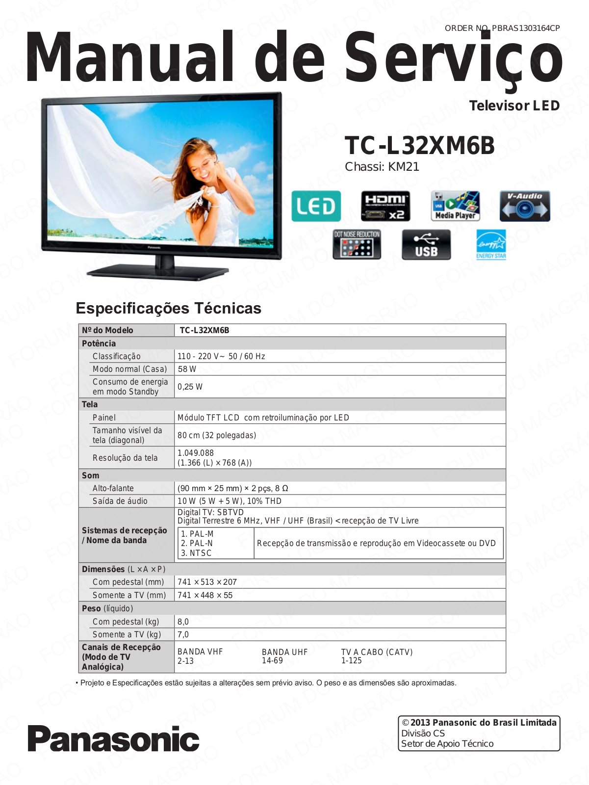 Panasonic TC-L32XM6B Schematic