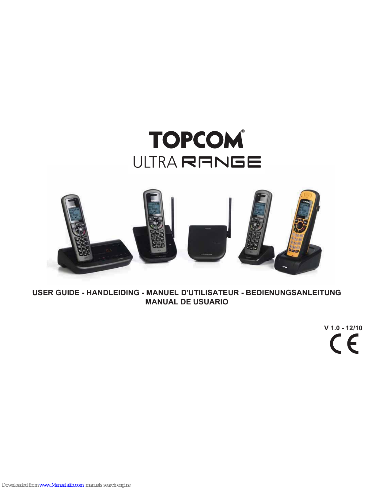 Topcom ultra range series User Manual