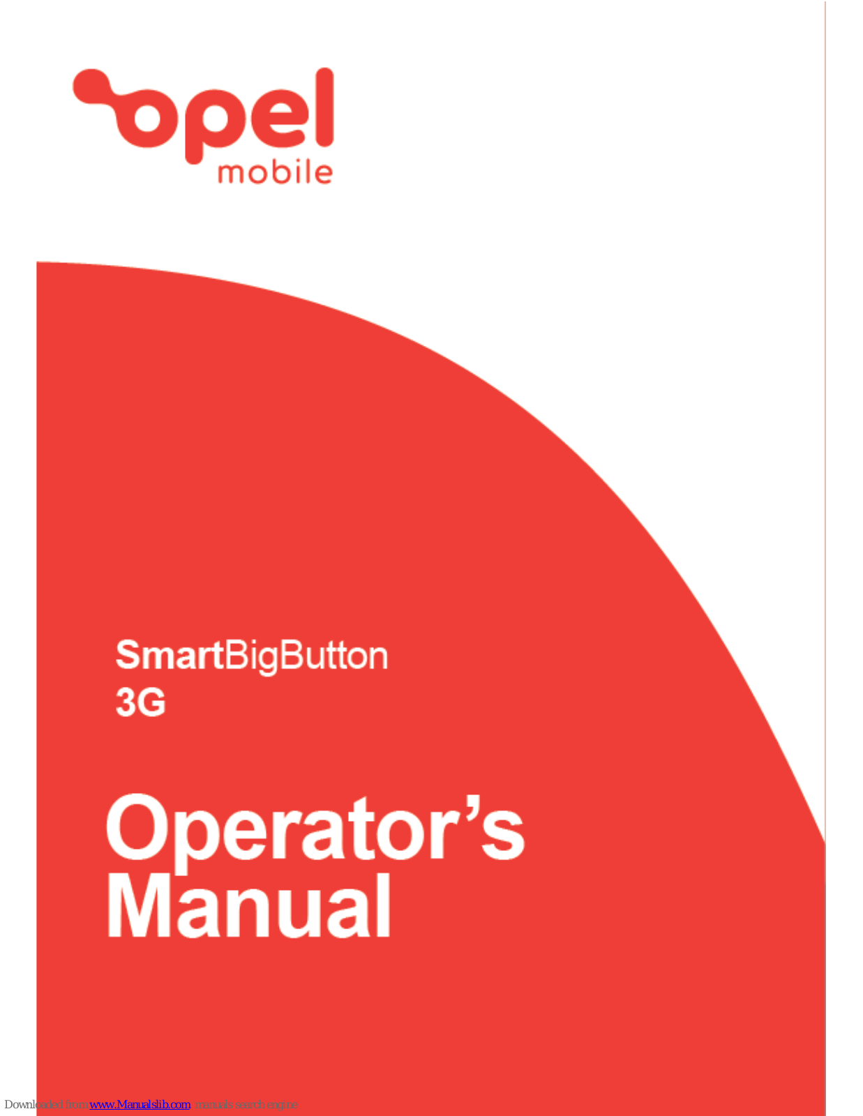 Opel mobile SmartBigButton Owner's Manual