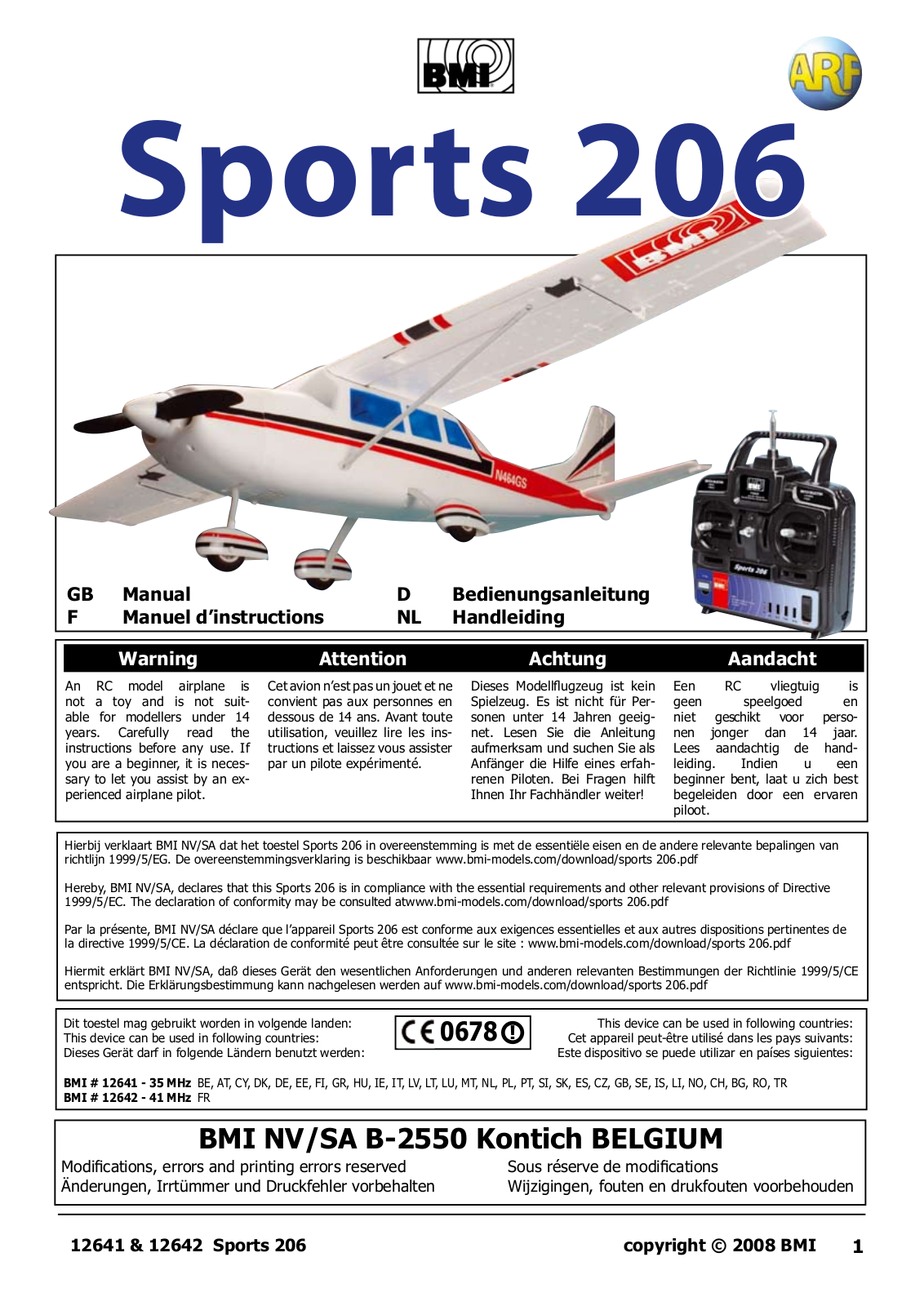 BMI 206 User Manual - ManualMachine.com