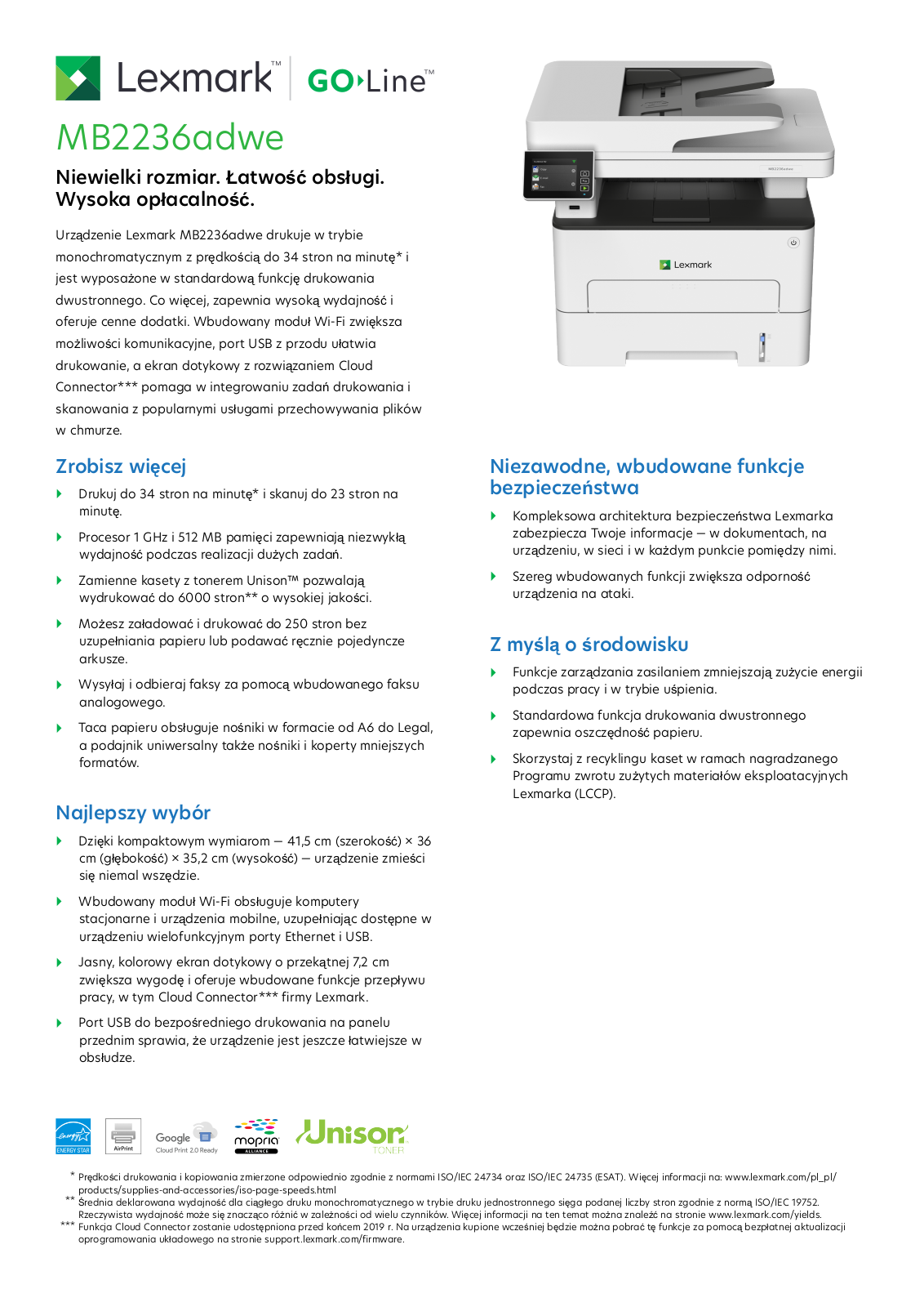 Lexmark MB2236adwe User Manual