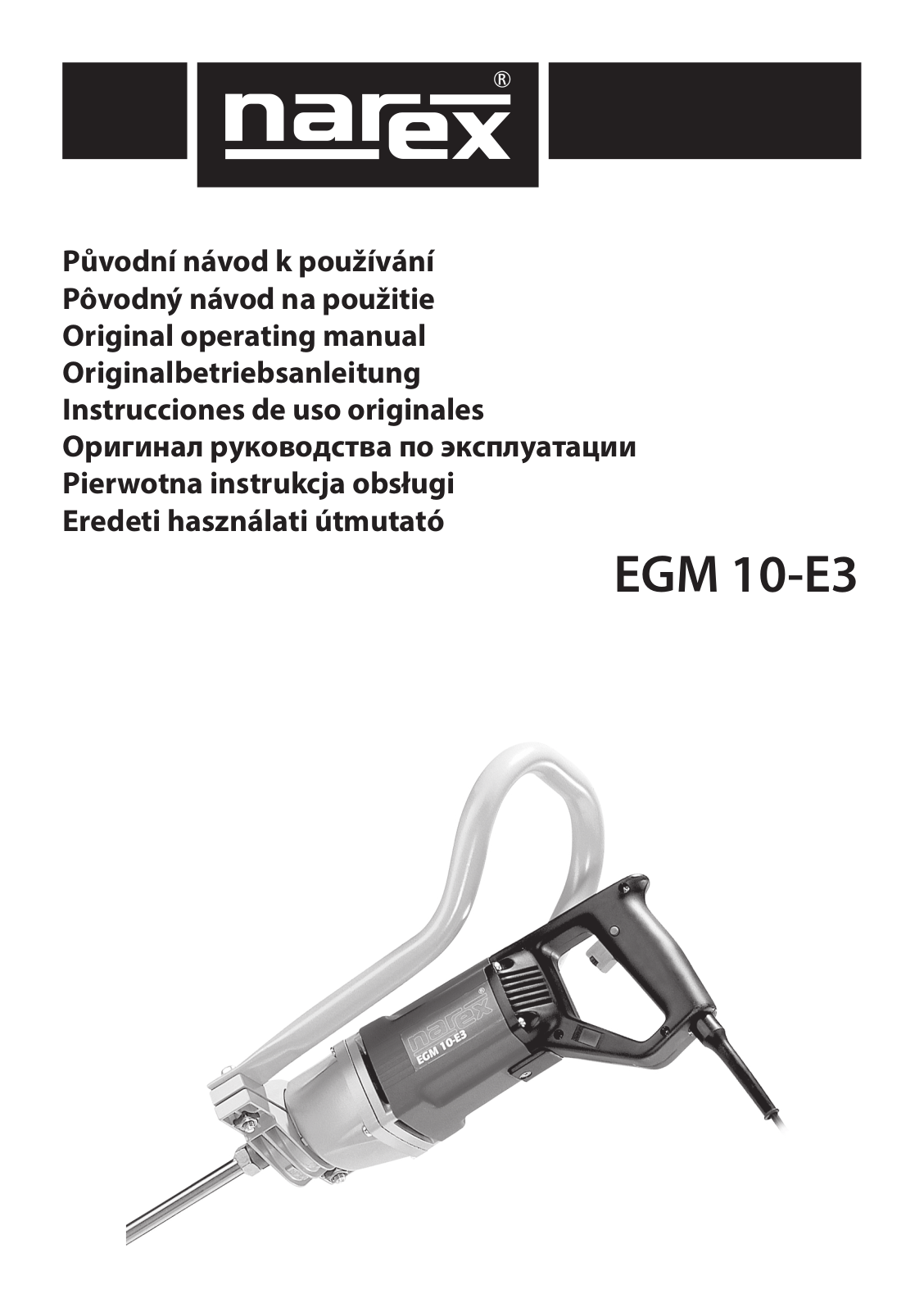 Narex EGM 10-E3 User Manual