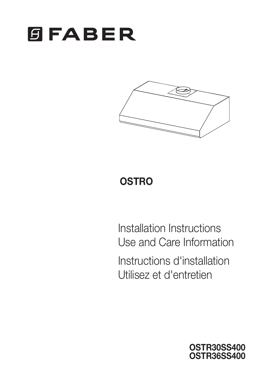 Faber OSTR30SS400 Installation