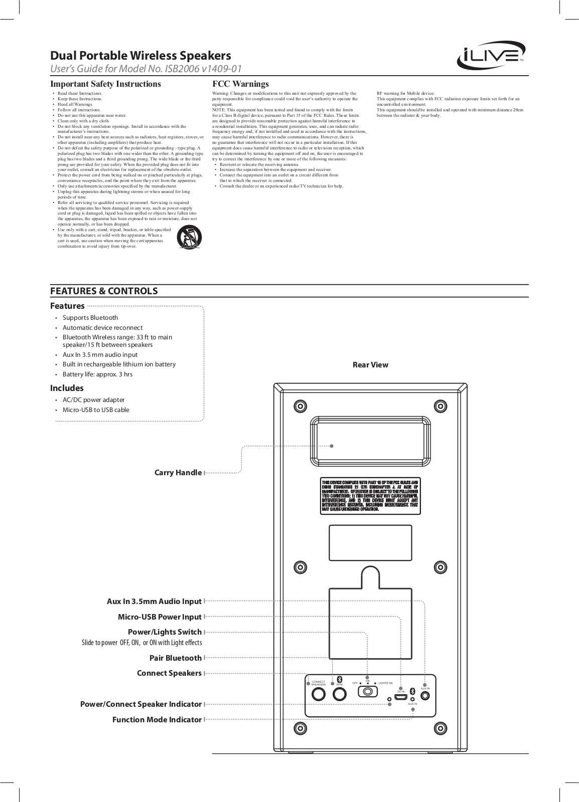 JETOP ISB2006B User Manual