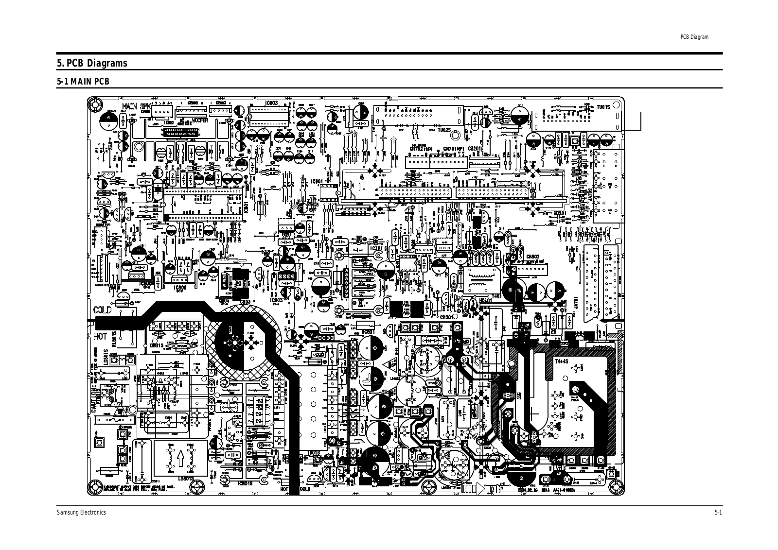 SAMSUNG CS-29M6SSQ Schematic PCB Diagram