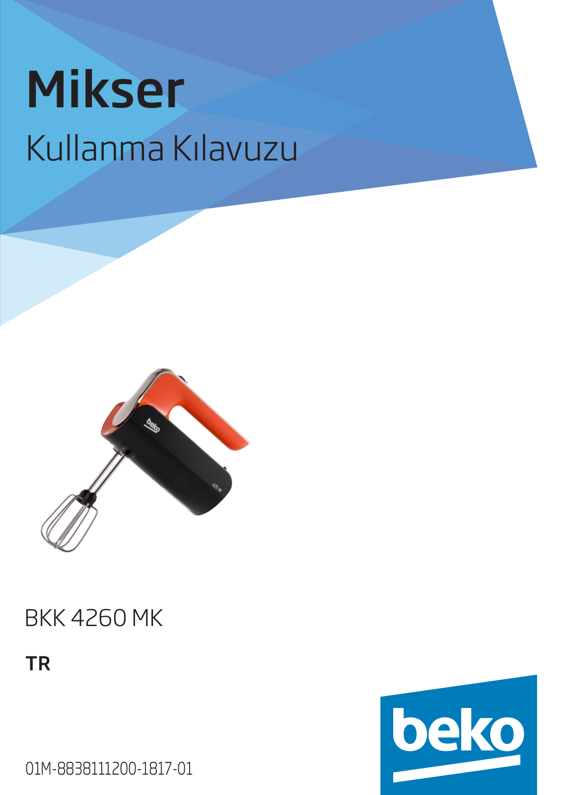 Beko BKK 4260 MK User manual