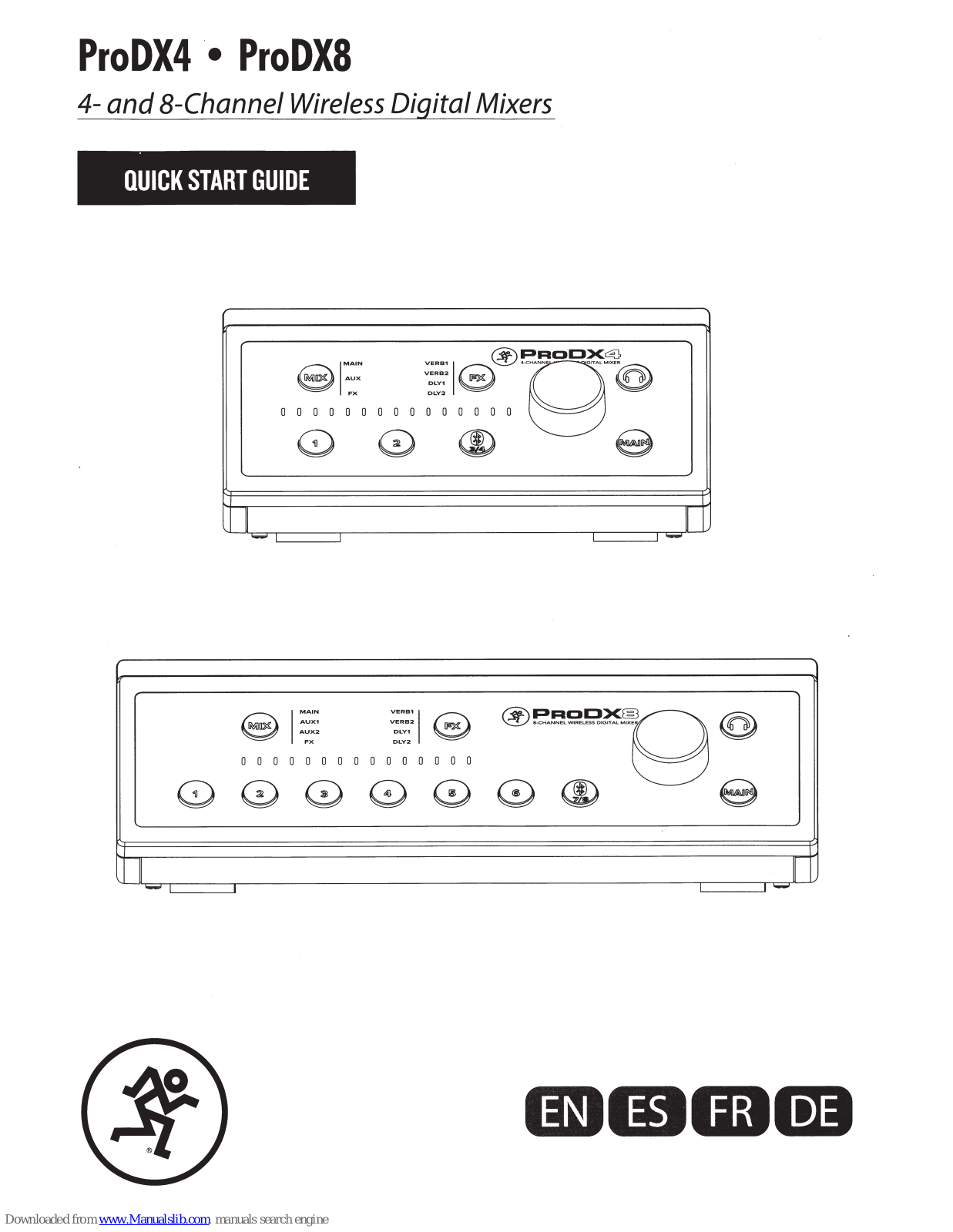 LOUD Technologies ProDX4, ProDXB Quick Start Manual - ManualMachine.com