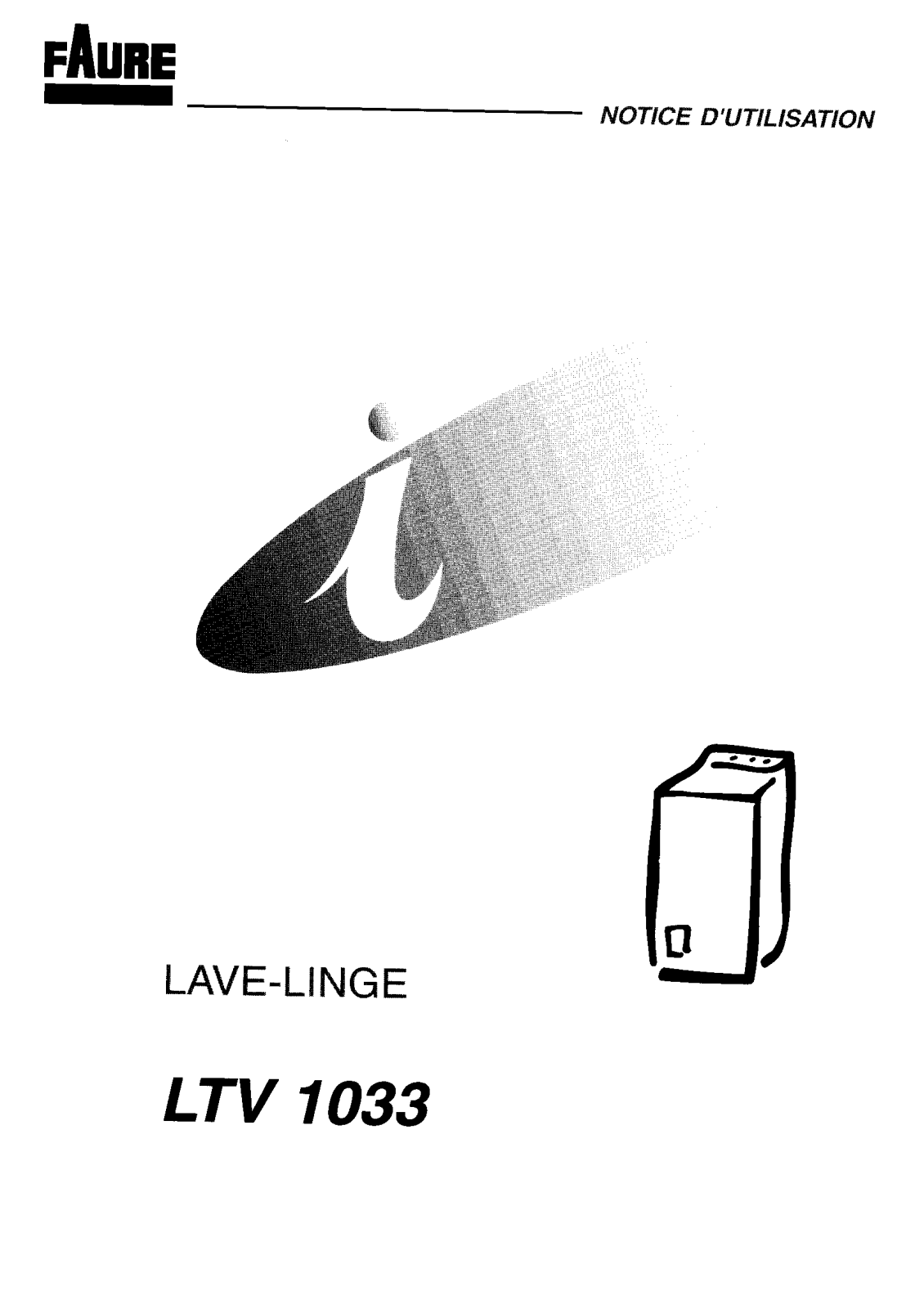 Faure LTV1033 User Manual